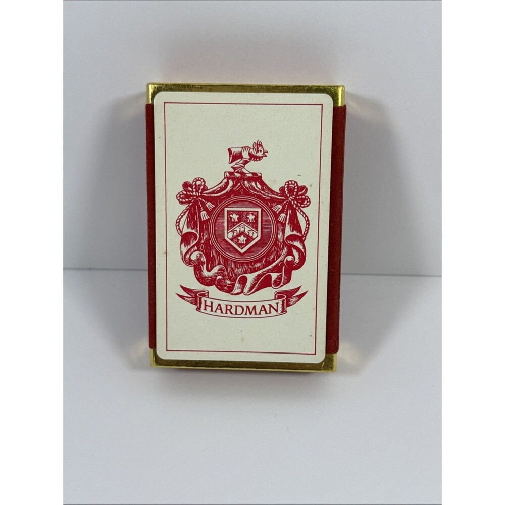 Rare - Hradman Dura- Slip Plastic Coated Playing Cards - Made In USA - Crown OKT